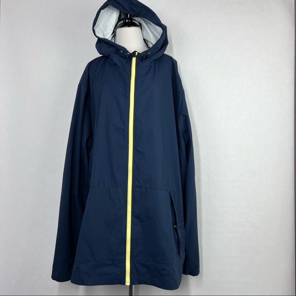 Hunter x Target Blue Size 3XL Men's Full Zip Hooded Windbreaker Jacket - Picture 1 of 7